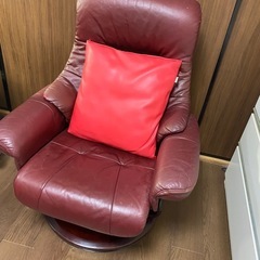 【再出品】リクライニング　シングルソファ