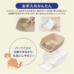 猫用システムトイレ2個まとめて(今月いっぱいで処分します)の画像