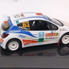 ixo 1/43 プジョー 207 S2000 ＃63 ラリーポルトガル 2007年☆ 札幌市 豊平区 平岸の画像