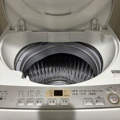 SHARP全自動洗濯機2019年製6kg　ES-GE6C良品の画像