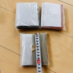  【新品】 折り財布三つセット　薄め　
の画像