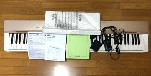 超美品⭐︎CASIO電子ピアノゴールド&専用ケース 