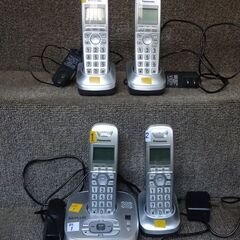 Panasonic ワイヤレス電話機 ワイヤレス親機１台 ワイヤ...