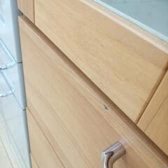 ★ジモティ割あり★  食器棚 木目調 H180×D40×W60 クリーニング済み OJ7397