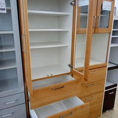 ★ジモティ割あり★  食器棚 木目調 H180×D40×W60 クリーニング済み OJ7397