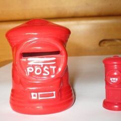 郵便ポストのグッズ・陶器製の置き物・磁石付きの小物