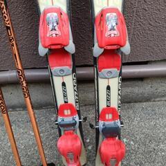 BLIZZARD スキー 50モデル 赤白 ビンディング付きの画像