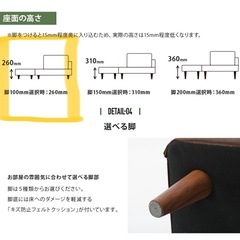 【受付終了】【美品】コーデュロイコンパクトカウチソファの画像