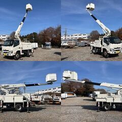 (弊社在庫管理番号:0625)H29年式  日野　デュトロ　高所作業車 　４WD　タダノ　9.9ｍ　電工仕様　FRPバケット　200ｋｇ　左右工具箱の画像