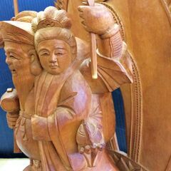 三面大黒天像 台座付｜置物 の画像