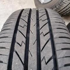 165/55R15　アルミ　タイヤ4本セット　No.80　日産デイズ等　軽自動車タイヤの画像