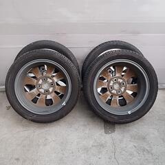 165/55R15　アルミ　タイヤ4本セット　No.80　日産デイズ等　軽自動車タイヤの画像