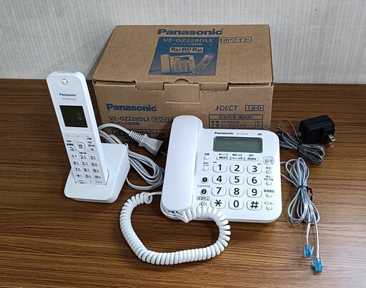 【リサイクルストアスターズ吉野店】【中古品】パナソニック　コードレス電話機　VE-GZ228DLE