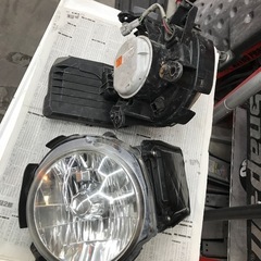 ミラジーノ純正HIDヘッドライト左右セット の画像