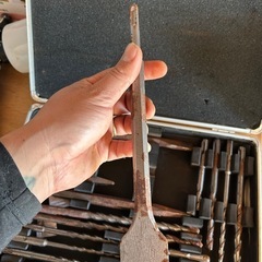 ハードケース付きのコンクリートドリル17本セット。の画像