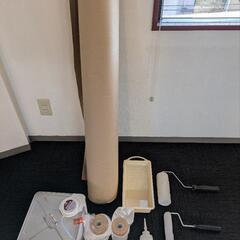 水性ペンキ、養生シート、コークボンドほかの画像