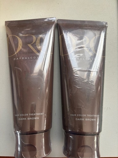 デイラルカラー　カラートリートメント ダークブラウン 2本セット　新品 カラートリートメント デイラルカラー ショップ ダークブラウン2本