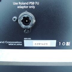 △ジャンク品 通電確認済み Roland ローランド FP-7F 電子ピアノ 2010年製 土台/付属品付き 音が出ない ブラック キーボード/管理2883の画像