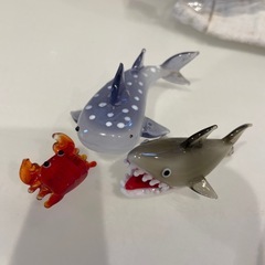 水槽インテリアビー玉　ガラス細工の画像