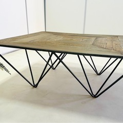 クラッシュゲート ローテーブルクリス カフェテーブルの画像