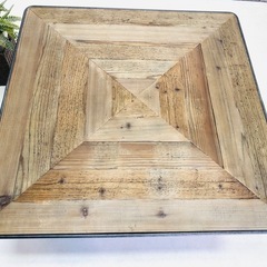 クラッシュゲート ローテーブルクリス カフェテーブルの画像