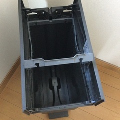 お話中　ペダル式　両開き　リットル　ゴミ箱　ダストボックス　キャスター付きの画像