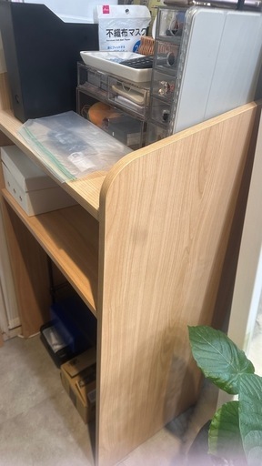 おしゃれなウッド棚・受け付けオフィスにも！