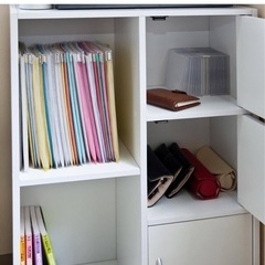 ホワイト棚の画像