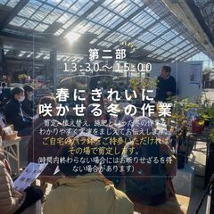 1月11日(土)☆花ごころ竹川さんによるバラ栽培についての講習会☆花夢館神戸店の画像