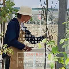 1月11日(土)☆花ごころ竹川さんによるバラ栽培についての講習会☆花夢館神戸店の画像