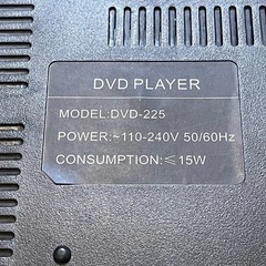 【リサイクルサービス八光】幅24.3㎝　Snsowed DVD-225ホームDVDプレーヤー リモコン付きの画像