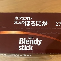 【新品未開封】ブレンディスティック カフェオレ大人のほろにが 27本入の画像