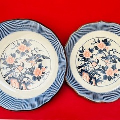 新品未使用 深皿 浅皿 和食器 和皿 陶器皿 うぐいす 椿 お正...
