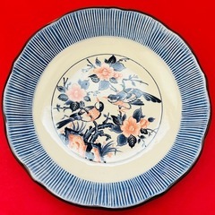 新品未使用 深皿 浅皿 和食器 和皿 陶器皿 うぐいす 椿 お正月料理 縁起物の画像