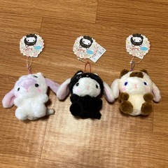 【新品・タグ付き】ぽてうさろっぴー ゆるぐるみにゃんこ LMC  3個セットの画像