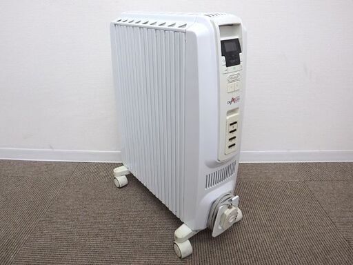 ★ 新札幌 ★ DeLonghi デロンギ TDD0915W ドラゴンデジタル オイルヒーター リモコン付き 木造6畳/コンクリート10畳 暖房機器 / No.3053 ★