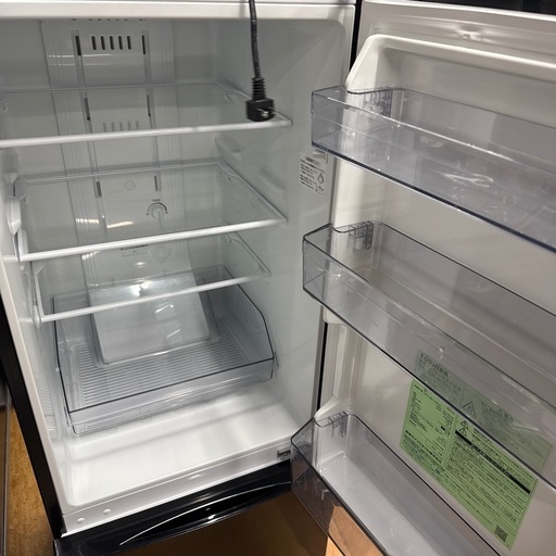 東芝冷凍冷蔵庫 153LラウンドカットデザインLED照明自動霜取り機能付21年製