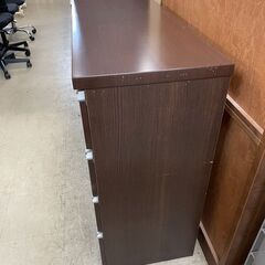 タンス　No.774　チェスト　衣類収納　ブラウン　【リサイクルショップどりーむ荒田店】の画像
