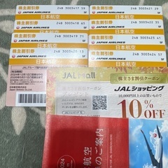 JAL株主割引券の画像