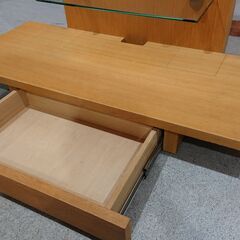 価格見直しました！柏木工 Livwall 照明付 テレビスタンドの画像