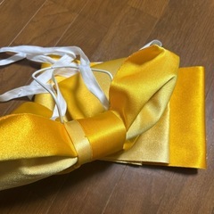 浴衣　帯　黄色の画像