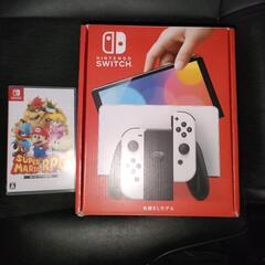 値下げ　NintendoSwitch　有機ELモデル　完品　マリオ付き