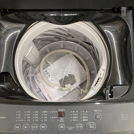 １年保証　アイリスオーヤマ　5㎏洗濯機　2024年製　IWA-T504-8