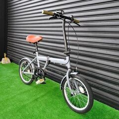 【折り畳み自転車16インチ】THREESTONE スリーストーン【引取限定・現状渡し】三重県の画像
