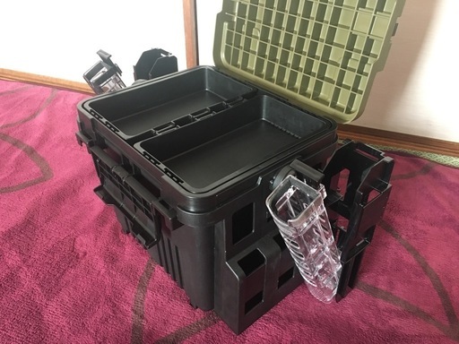 美品　バケットマウス ロッドスタンド2個セット
