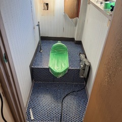 和式トイレから洋式トイレDIY