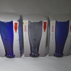 コカ・コーラcrownグラス【3個まとめ】非売品/未使用品★20...