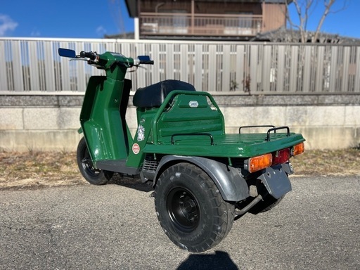 ジャイロUP ミニカー登録 太足 前タイヤバッテリー新品 ⭐️ミニカー登録.ジャイロUPカスタム車両⭐️タイヤ・シート