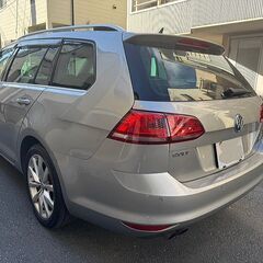 ★車検8年6月★H27 VWゴルフ ヴァリアントTSI ハイラインBMT★純正8インチナビ TV ETC Fフォグ リアカメラ 電動パーキング レーンアシストの画像