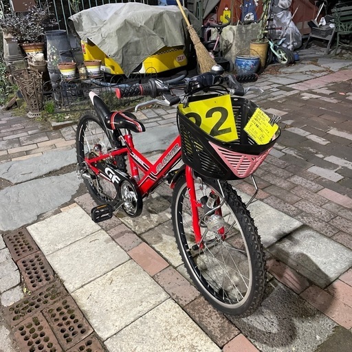【4949】子供車　22インチ　10,500円（防犯・税込）